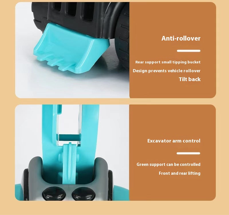 XXL Kids Ride-On Excavator Toy