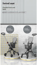 Ultra-Lightweight Double-Sided Stroller