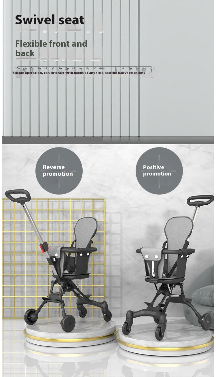 Ultra-Lightweight Double-Sided Stroller