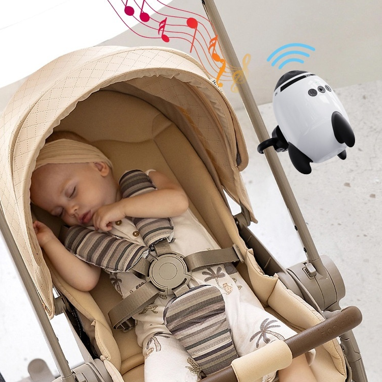 Portable Baby Rocker with White Noise & Bluetooth