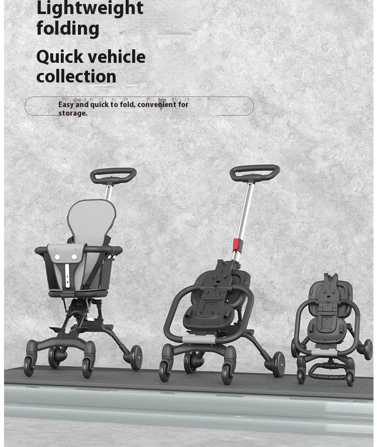 Ultra-Lightweight Double-Sided Stroller