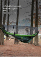 Double Inflatable Hammock with Mosquito Net