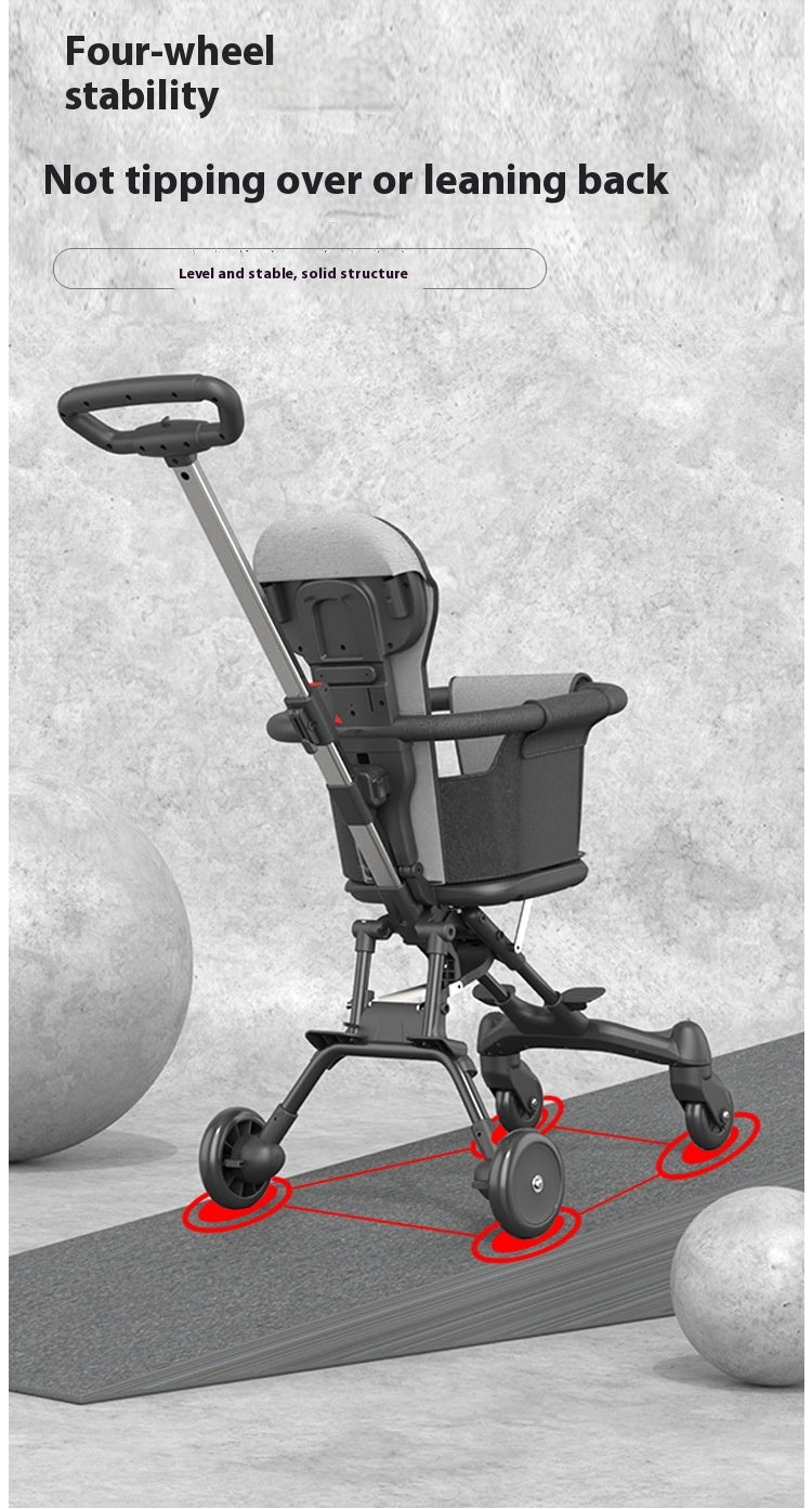 Ultra-Lightweight Double-Sided Stroller