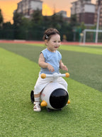 Kids' Airplane Ride-On Car: Anti-Rollover Glider &amp; Toddler Walker