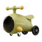 Kids' Airplane Ride-On Car: Anti-Rollover Glider &amp; Toddler Walker