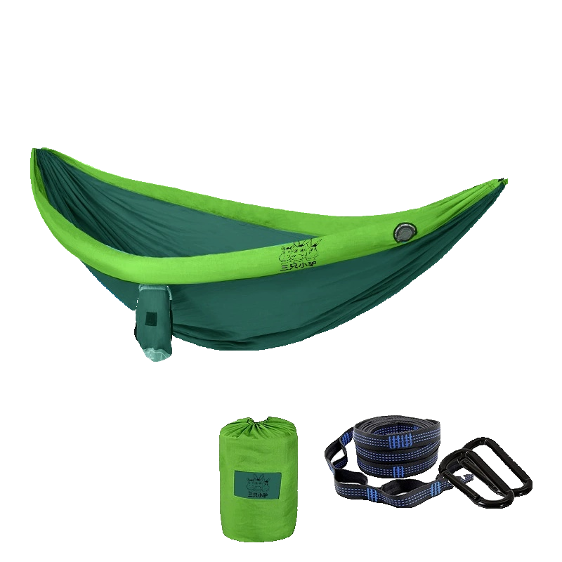 Double Inflatable Hammock with Mosquito Net